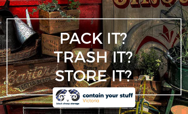 store it, trash, storage