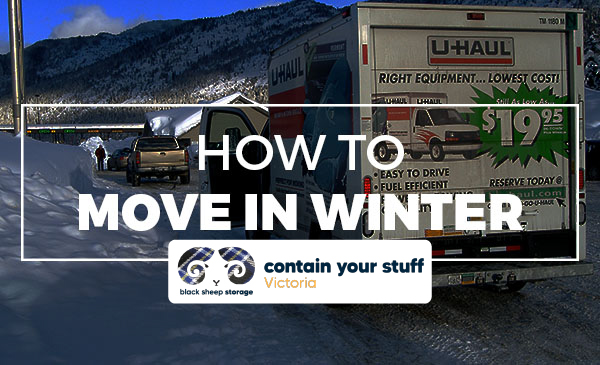 move in winter, how to, tips, truck
