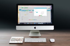 desktop, apple, mouse