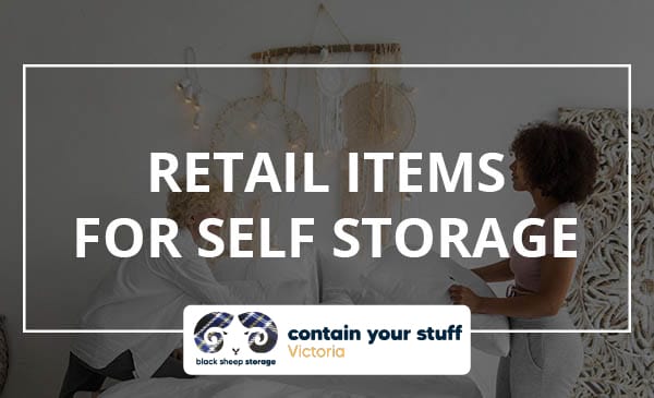 retail, self storage, items