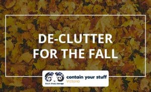 fall, de-clutter, leaves